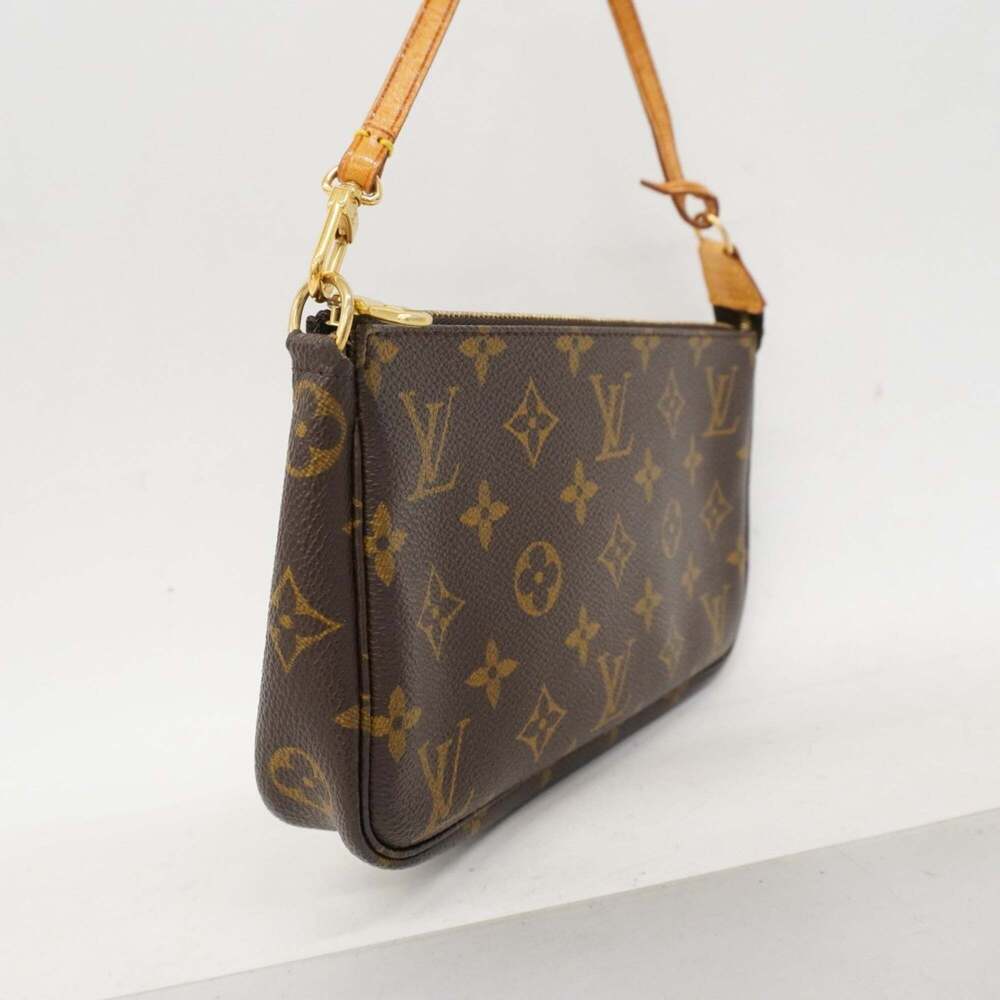 Louis Vuitton Monogram Pochette Accessoires M51980 Brown Women's Bag/Pouch - Picture 2 of 9